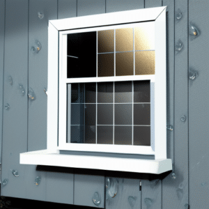 impact resistance window with white frames