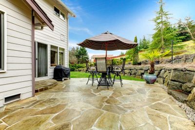 stone patio