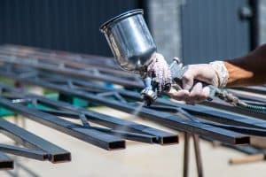 Durable aluminum coating for patios