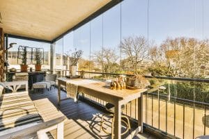 Custom balcony enclosures New Orleans