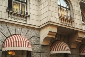 Mediterranean awning